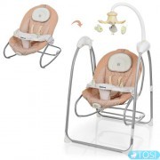 Качель-шезлонг 2в1 Bambi ME 1020